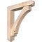 Ekena Millwork Imperial Arts and Crafts Smooth Bracket w/ Offset Brace, Douglas Fir, 7 1/2"W x 40"D x 44"H BKT0806X40X44IMP03SDF - alternate 1